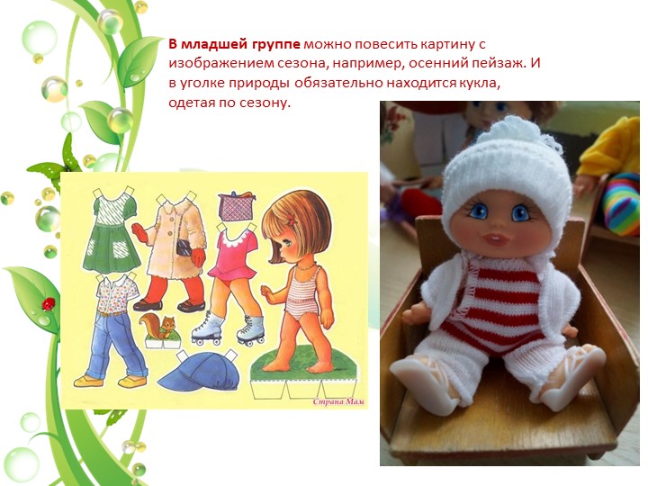 Презентация на тему "Уголок природы в экологическом воспитании дошкольников в младшем возрасте"