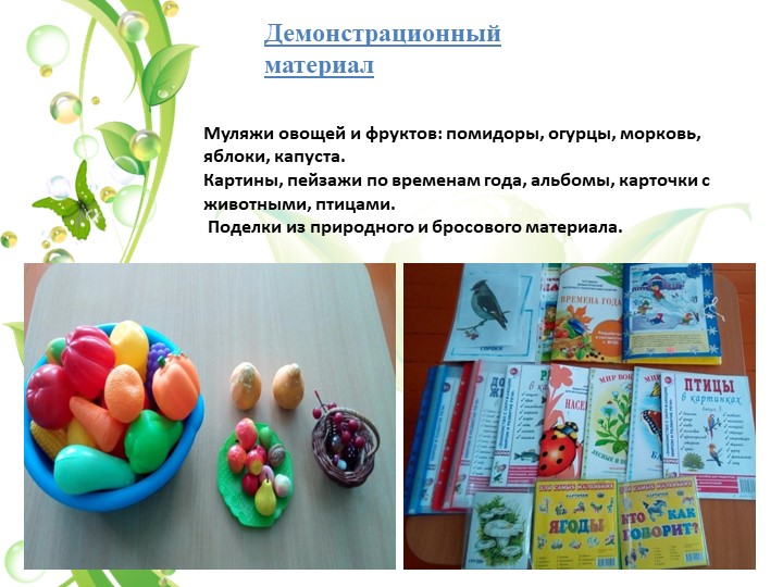 Презентация на тему "Уголок природы в экологическом воспитании дошкольников в младшем возрасте"