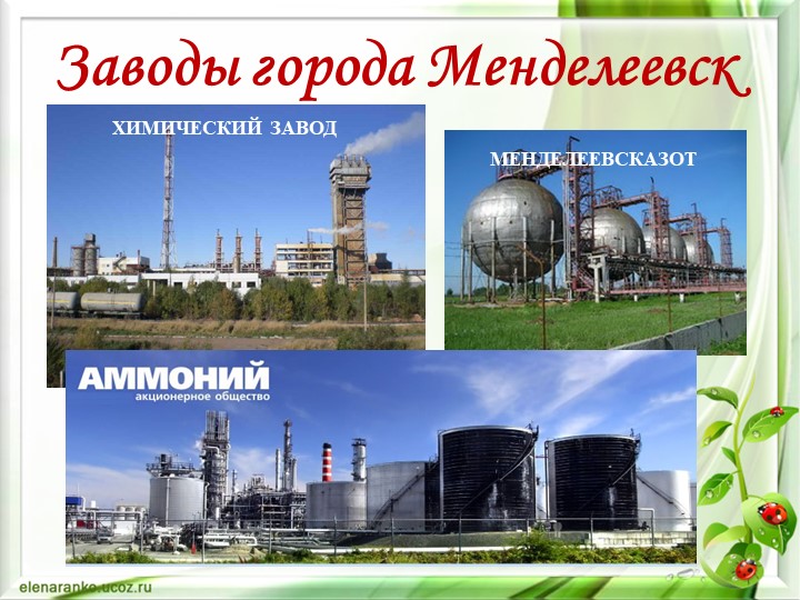 Презентация по окружающему миру "Экология нашего города"