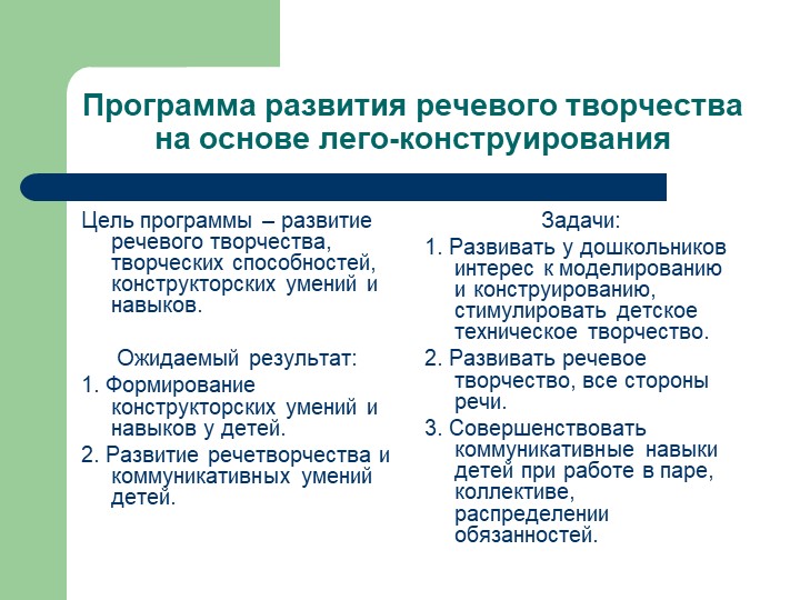 Презентация Лего в ДОУ