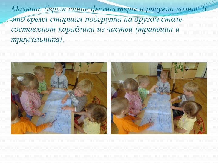 Конспект НОД по изобразительной деятельности в разновозрастной группе "Весенние кораблики"