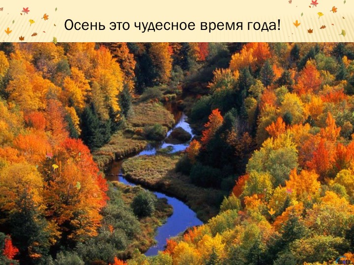 Призентация для дошкольников на тему "Осень"