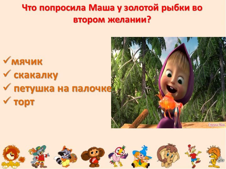 "Путешествие в страну Мультфильмов"