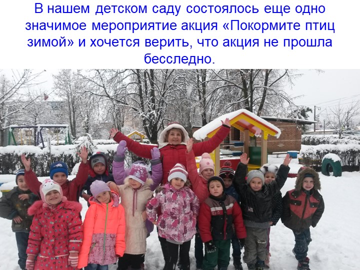 Презентация экологическое воспитание "Покормите птиц зимой".