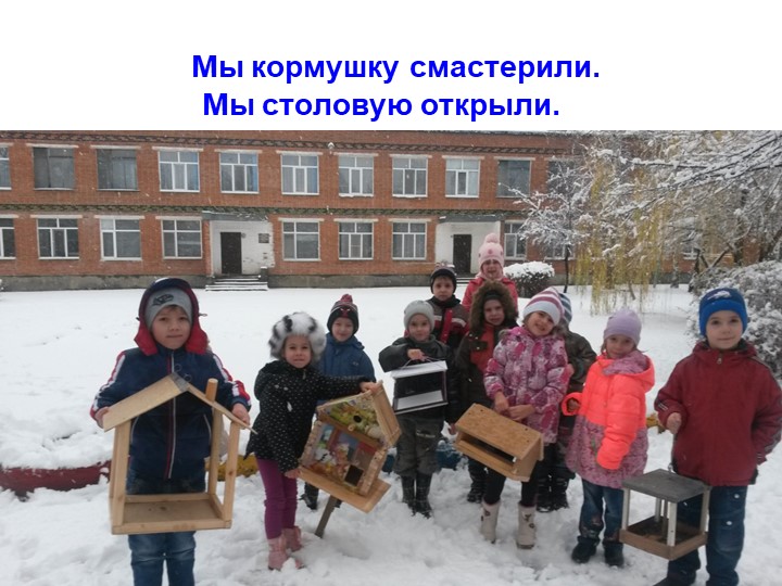 Презентация экологическое воспитание "Покормите птиц зимой".