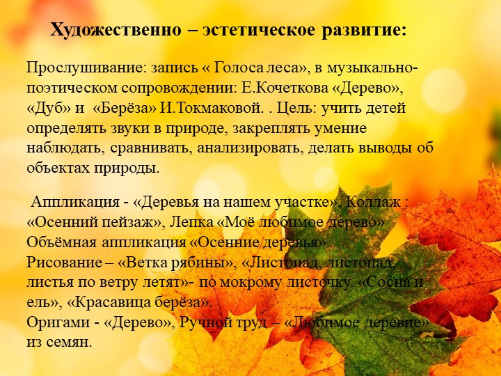 Презентация проекта "Деревья - наши друзья!"