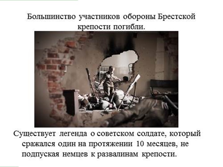 Презентация на тему: "Брестская крепость"