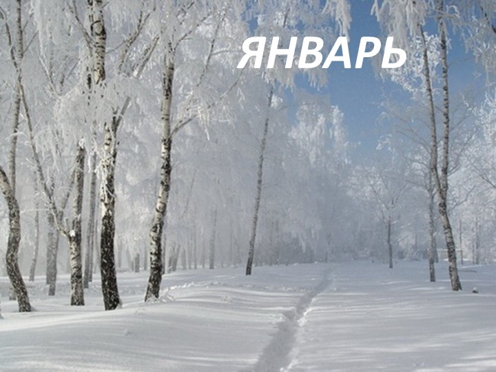 Презентация на тему "Здравствуй зимушка-зима"
