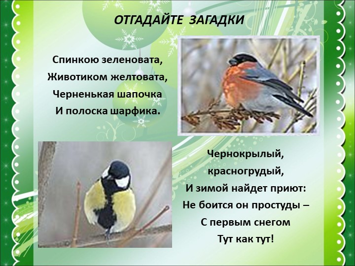 Презентация на тему "Здравствуй зимушка-зима"