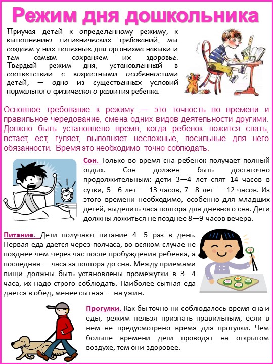 Рекомендации для родителей будущих первоклассников
