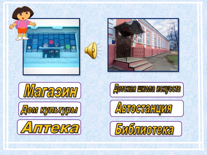 Интерактивная игра "Путешествие по родному поселку"