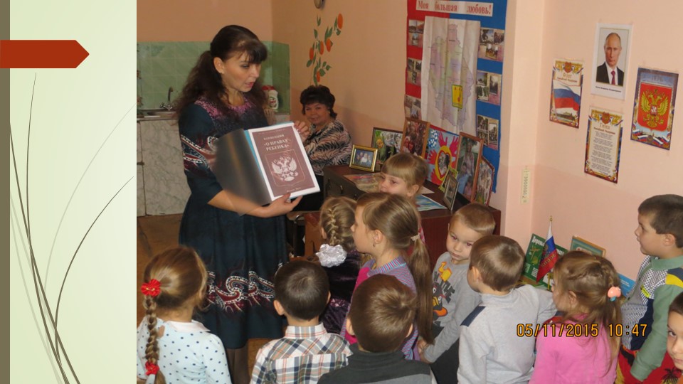 Презентация выступления на методическом объединении "О правах играя"