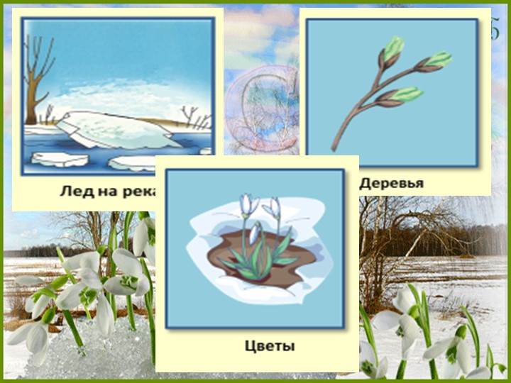 Презентация "Признаки Весны" Итоговое занятие с детьми.