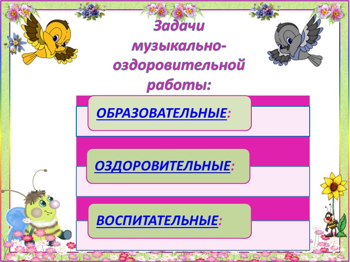 Презентация "Использование здоровьесберегающих технологий в практике работы музыкального руководителя"