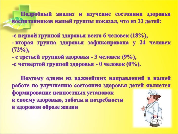 Презентация "Формирование первичных представлений о ЗОЖ"