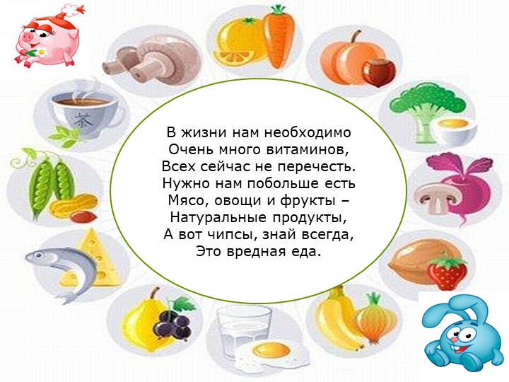 Презинтация по общему ознакомлению с окружающим миром"Здоровый образ жизни"