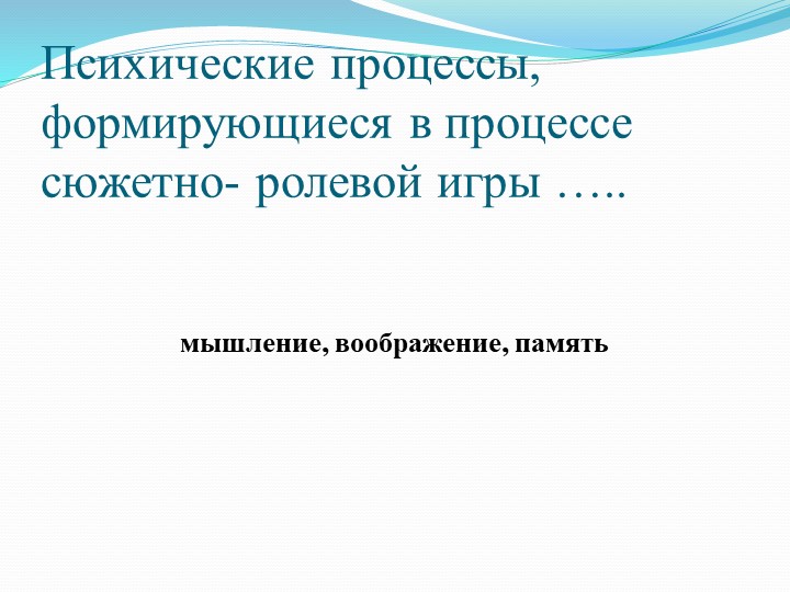 Развитие коммуникативной культуры у детей среднего дошкольного возраста в сюжетно-ролевой игре