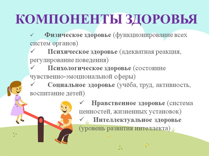 Презентация проекта "Я здоровым быть хочу"