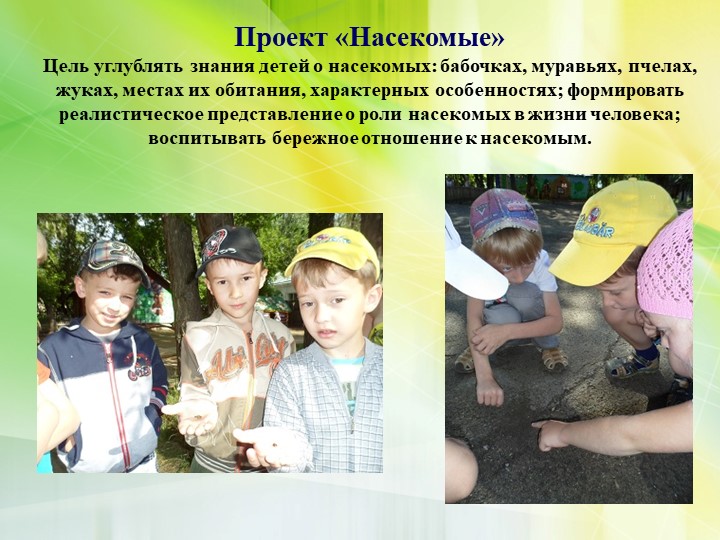 Формирование экологической культуры старших дошкольников через проектно – исследовательскую деятельность