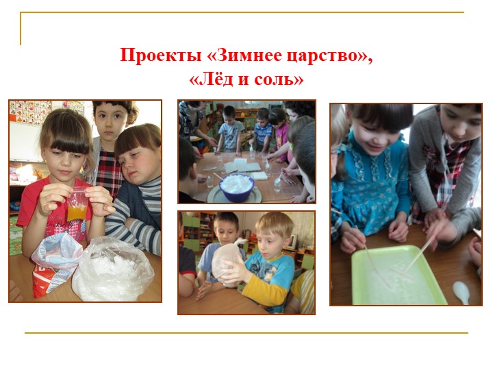 Формирование экологической культуры старших дошкольников через проектно – исследовательскую деятельность