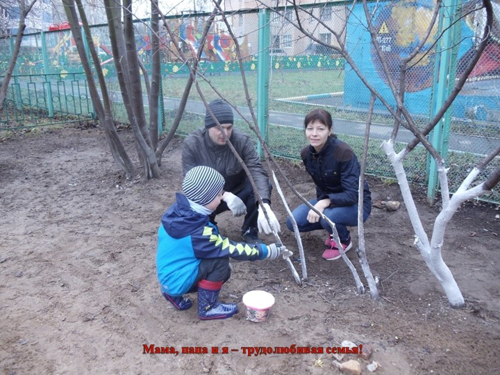 Презентация проекта "Трудовое воспитание дошкольника в семье".