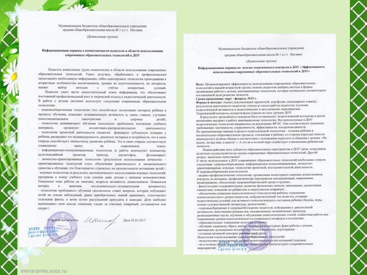 Портфолио для аттестации "Плахута М.С."