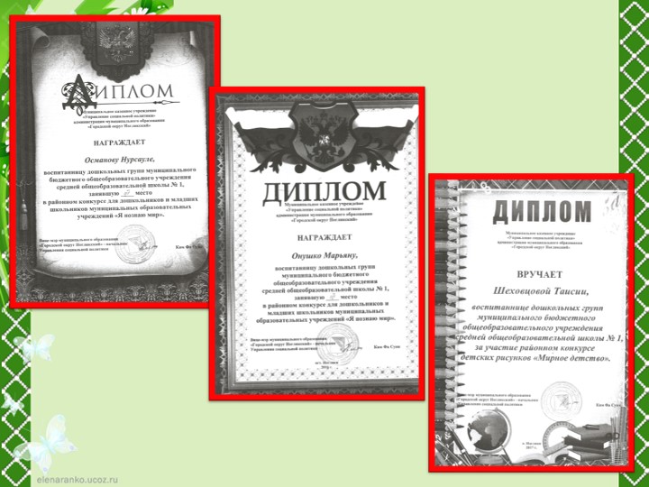 Портфолио для аттестации "Плахута М.С."