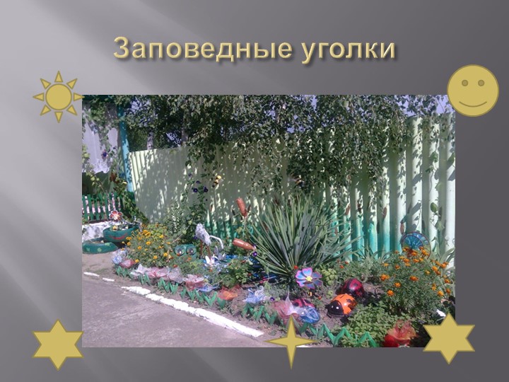 Презентация "Особенности развивающей предметно-пространственной среды на участках ДОУ"