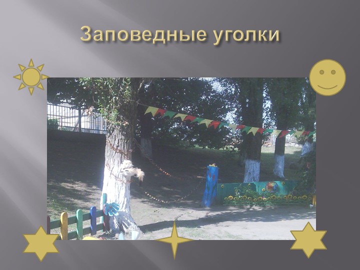 Презентация "Особенности развивающей предметно-пространственной среды на участках ДОУ"