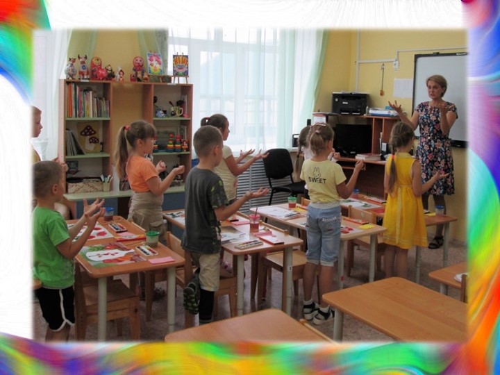 Конструкт занятия по рисованию "Городецкая роспись"