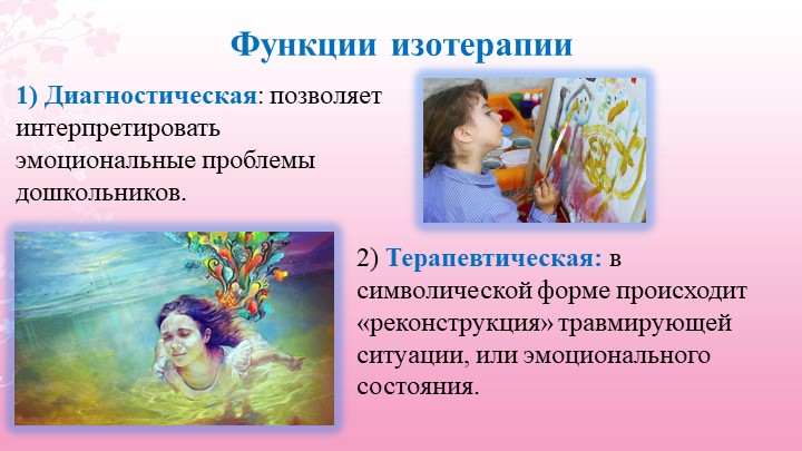 Изотерапия в психокоррекции нарушений эмоциональных состояний детей старшего дошкольного возраста