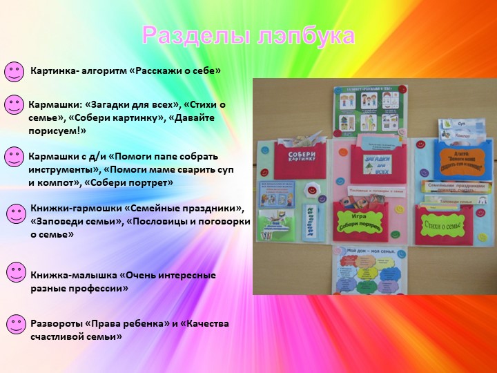Лэпбук "Семьёй дорожить - счастливым быть"
