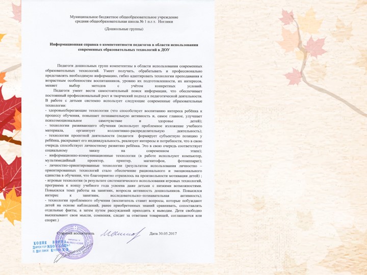 Портфолио Машковцева Т.А. "Аттестация"