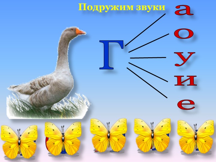 Презентация. Индивидуальное логопедическое занятие. Автоматизация звуков Г и Гь