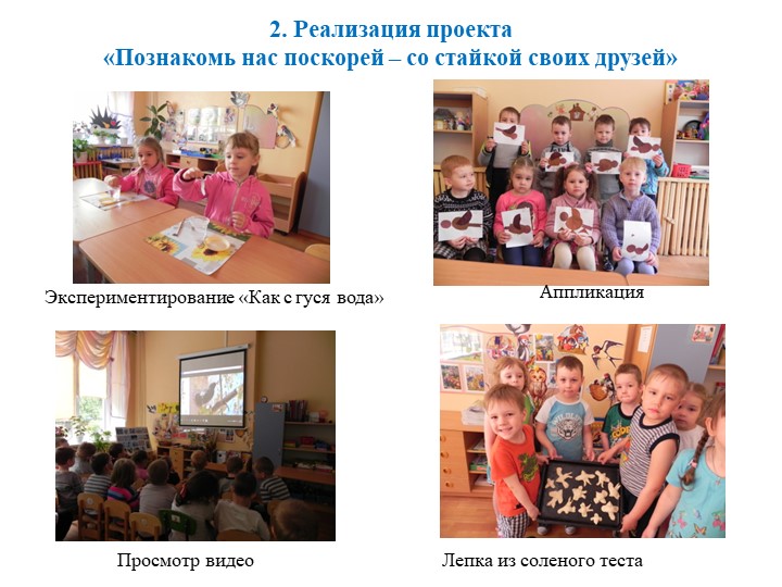 Экологически ориентированный проект "В гостях у друзей Филина" (средняя группа)