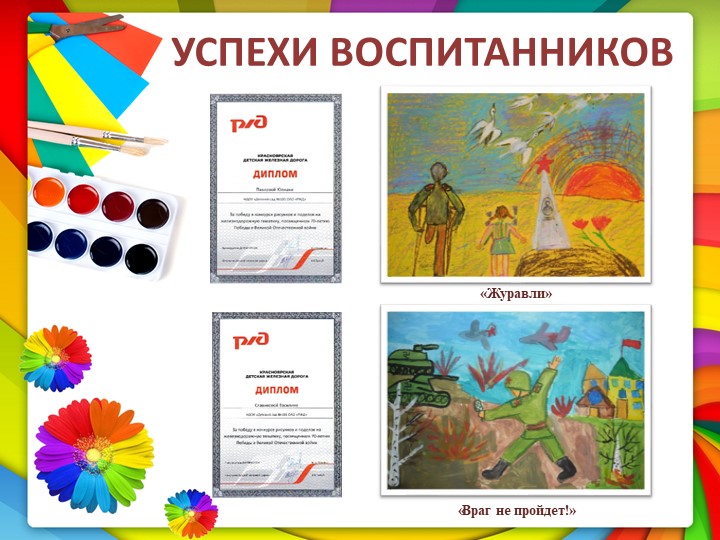 Победы моих воспитанников в творческих конкурсах