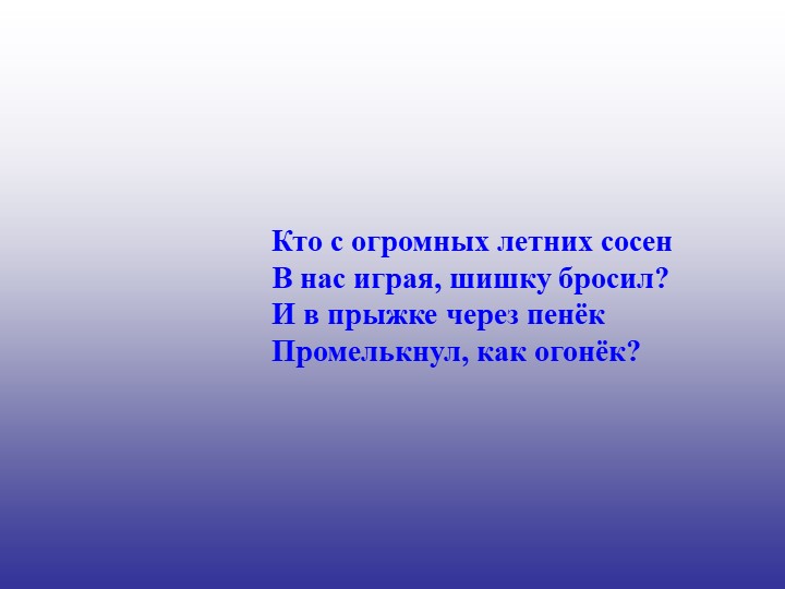 Презентация «Загадки про животных»