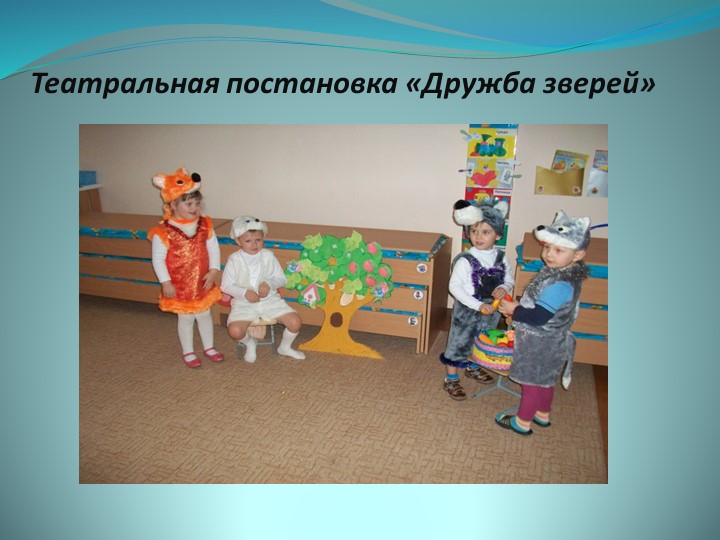 Театральная деятельность в детском саду.