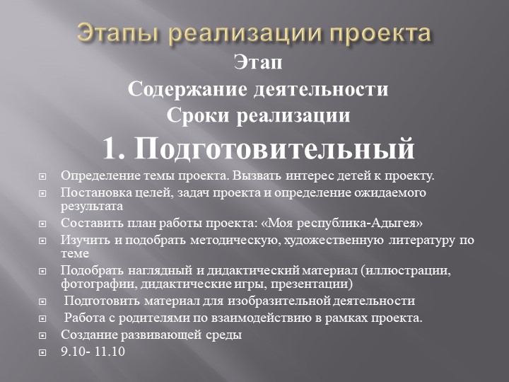 Презентация в группе раннего возраста «Моя республика - Адыгея»