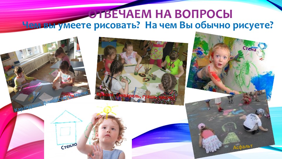 Презентация по изодеятельности в старшей группе детского сада "Цветы на воде"