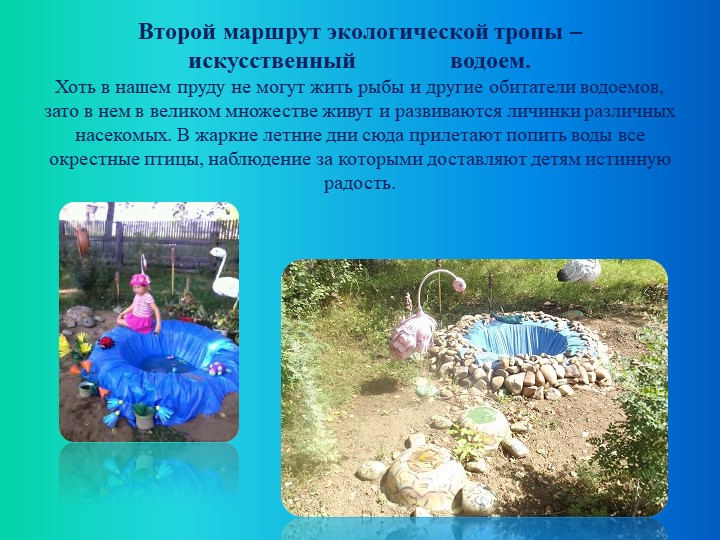 Презентация по экологическому воспитанию "Экологическая тропа"