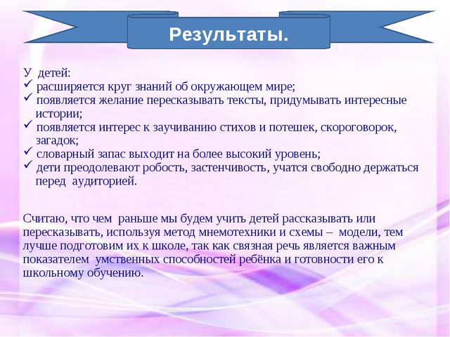 Мнемотехника в развитии связной речи у дошкольников. Презентация