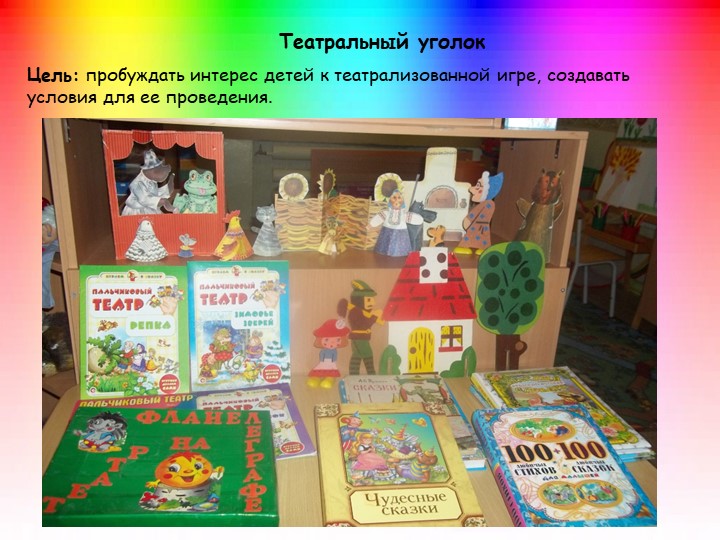 Презентация на тему: "Предметно-развивающая среда в подготовительной группе №2 "Радуга"