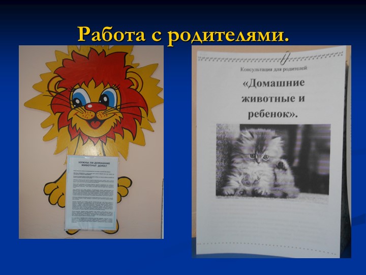 Проект презентация "Домашние животные"
