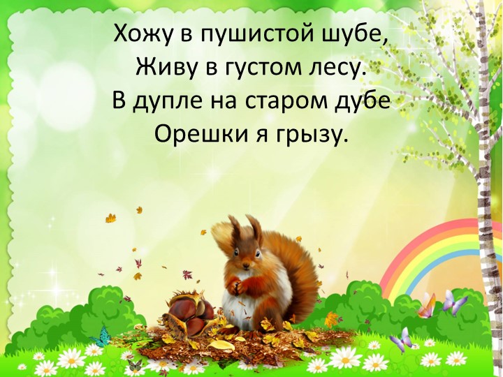 Презентация "Загадки о животных"