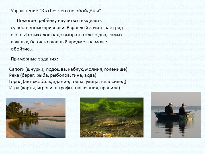 Презентация" Игры для дошкольников на развития умения классифицировать"