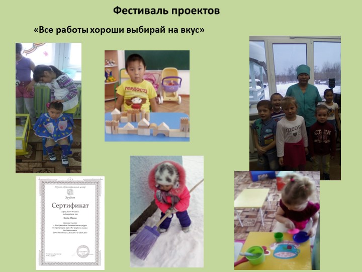 Презентация проекта "Пропедевтика исследовательской и проектной деятельности как средство развития субъектности дошкольника "