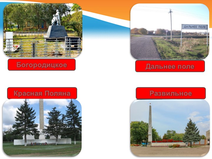 Презентация знакомство с селом Песчанокопским