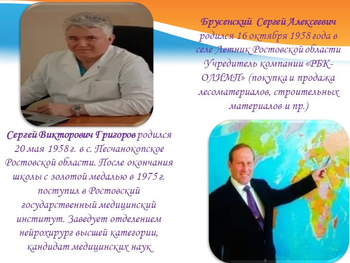 Презентация знакомство с селом Песчанокопским