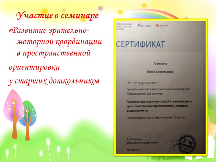 Презентация " Электронное портфолио"
